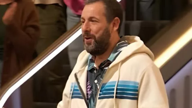 Le sweat à capuche rayé Adam Sandler Show du Drew Barrymore tel que vu dans The Drew Barrymore Show