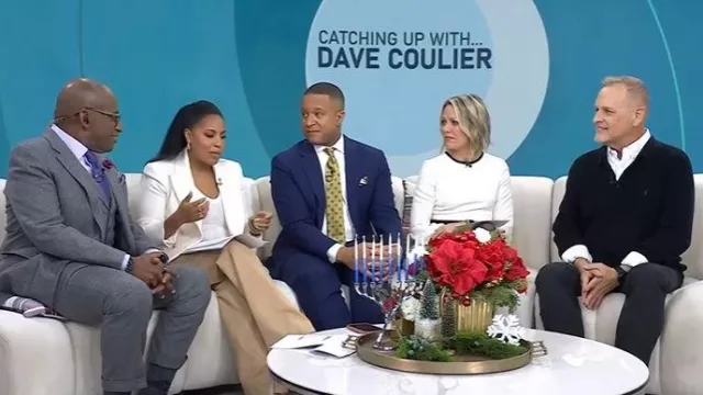 Eliza J Fit & Flare Dress worn by Dylan Dreyer as seen in Today on  December 2, 2025