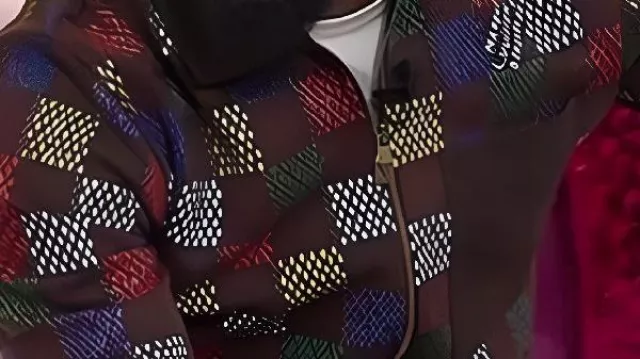 Multicolor Checkered Jacket worn by Kevin Hart in Kevin Hart's Funniest Interview Moments | Hart to Heart