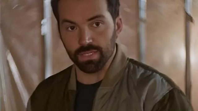 Ripple 2025 Ian Harding Quilted Down Jacket worn by Nate (Ian Harding) as seen in Ripple (S01)