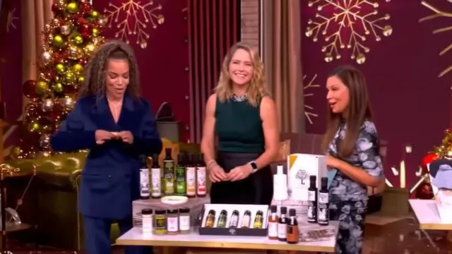 Gabriela Hearst Vesta Cotton-corduroy Flared Pants worn by Sunny Hostin as seen in The View on December 5, 2025