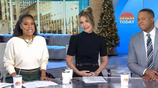 Artizan Joyeria Amelia Layered NEcklace Set Mix worn by Sheinelle Jones as seen in Today on December 4, 2025