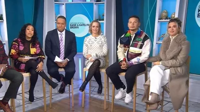 Zara Wool Coat with Faux Fur Lapel and Belt worn by Katelyn Brown as seen in Today on December 8, 2025