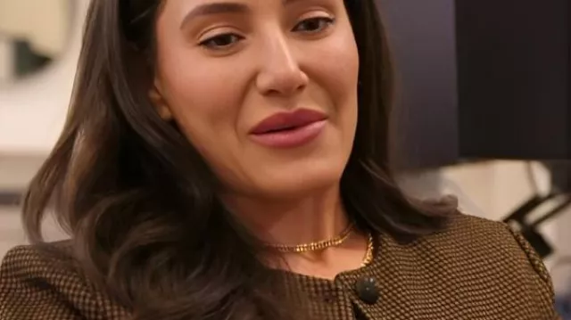 Owning Manhattan S2 Chloe Tucker Brown Jacket worn by Self (Chloe Tucker Caine) as seen in Owning Manhattan