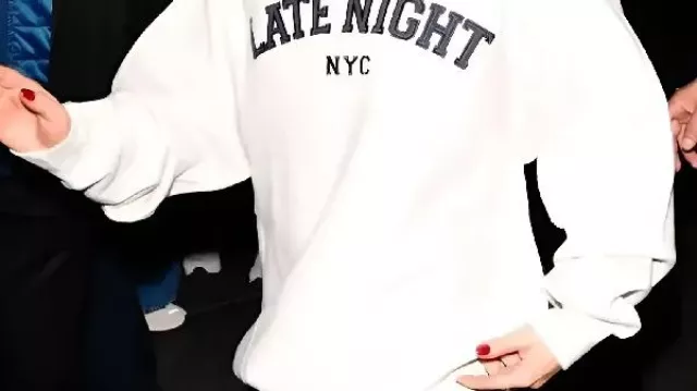 Sweatshirt worn by Sabrina Carpenter in Sabrina Carpenter - Manchild (Official Video)