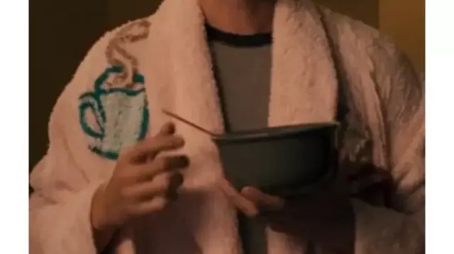 Coffee Cups Print Robe in It's Florida, Man. (S02)