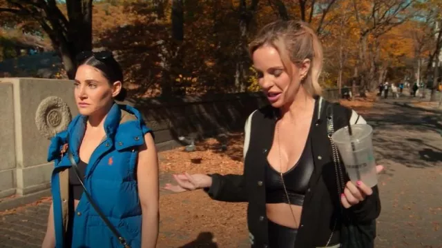 Polo Ralph Lauren The Gorham Down Vest worn by Chloe Tucker Caine as seen in Owning Manhattan (S02E01)