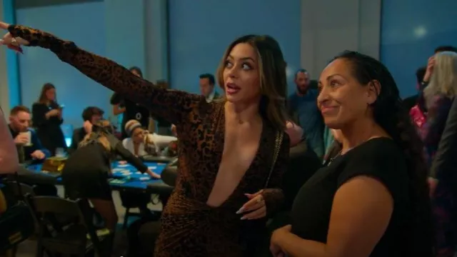 Alex Perry Plain weave fabric dress worn by Jade Shenker as seen in Owning Manhattan (S02E04)