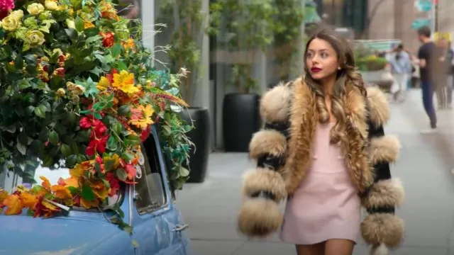 Shop Uniques Cropped Fur Jacket worn by Jade Shenker as seen in Owning Manhattan (S02E04)