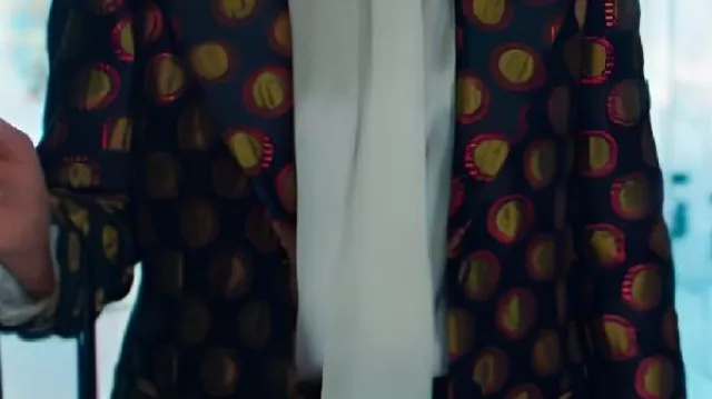 Loot S3 Molly Wells Black & Gold Dot Blazer worn by (Molly Wells) in Loot