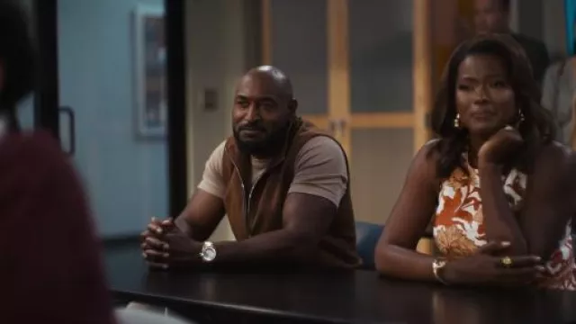 Peter Millar Crown Flex Fleece Vest worn by Phillip Banks (Adrian Holmes) as seen in Bel-Air (S04E08)