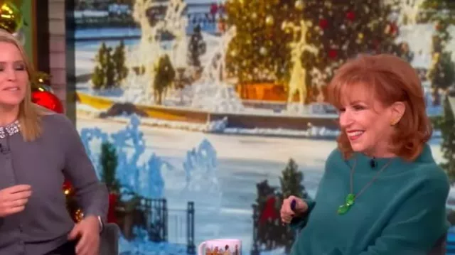 Eileen Fisher Funnel Neck Sweater worn by Joy Behar as seen in The View on December 9, 2025