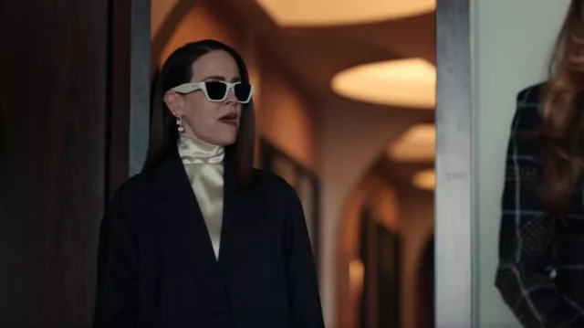 Alaia AA0081S worn by Carrington Lane (Sarah Paulson) as seen in All's Fair (S01E09)