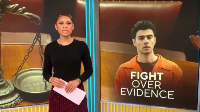 Hobbs Harlie Knitted Dress worn by Jericka Duncan as seen in CBS Mornings on December 2, 2025