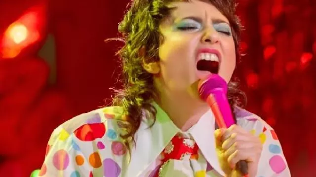 Sarah Squirm: Live + In The Flesh Sarah Sherman Polka Dot Shirt used by Self / Sarah Squirm (Sarah Sherman) as seen in Sarah Squirm: Live + in the Flesh