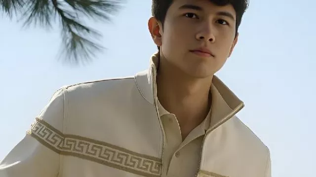 Percy Jackson and the Olympians S02 Luke Castellan White Jacket worn by Luke Castellan (Charlie Bushnell) as seen in Percy Jackson and the Olympians