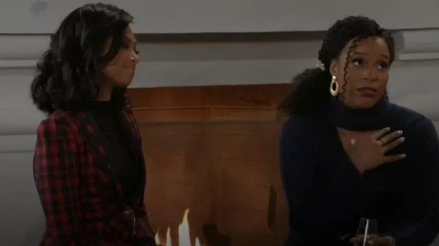 Reformation Nell Top worn by Kat Richardson (Colby Muhammad) as seen in Beyond the Gates (S01E184)