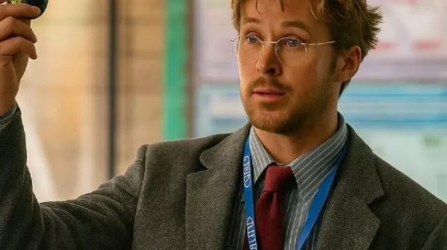 Ryan Gosling Project Hail Mary 2026 Blazer Grey worn by Ryland Grace ...