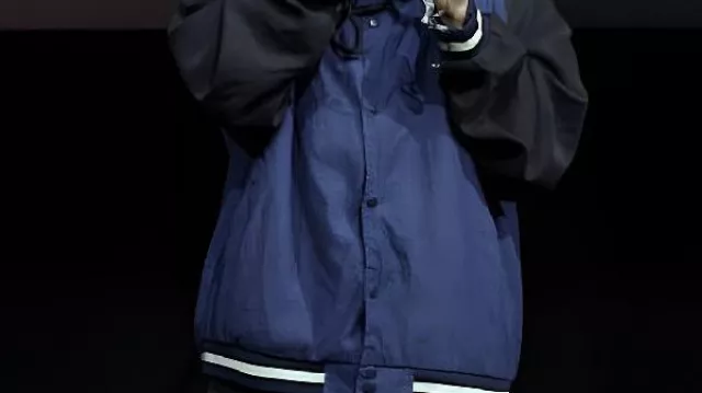 Hard And Soft Letterman Jacket worn by Billie Eilish in Billie Eilish - when the party's over