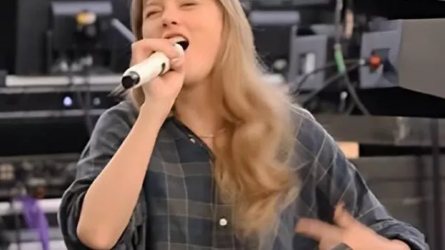 Taylor Swift The End Of An Era 2025 Crop Plaid Shirt