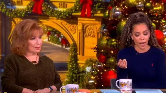 Eileen Fisher V Neck Sweater worn by Joy Behar as seen in The View on  December 11, 2025