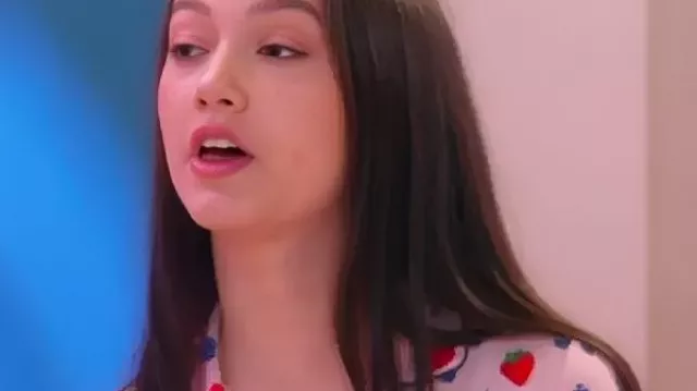 Electric Bloom 2025 Tulip Aoki Berries Print Short Set used by Tulip (Ruby Marino) as seen in Electric Bloom (S01)