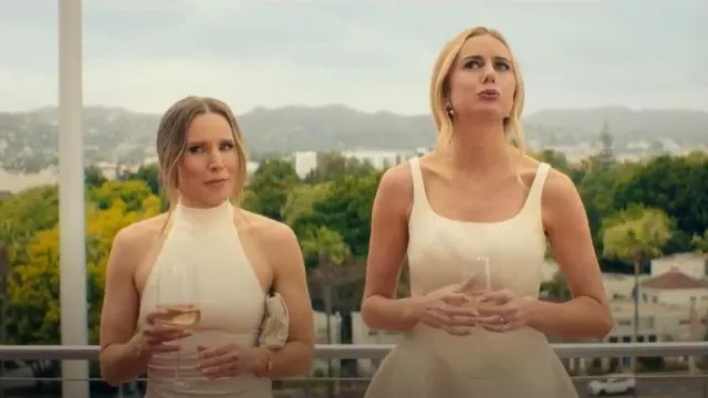 the new arrivals ilkyaz ozel leia jersey maxi dress The New Arrivals Ilkyaz Ozel Leia Jersey Maxi Dress worn by Joanne (Kristen  Bell) as seen in Nobody Wants This (S02E10)