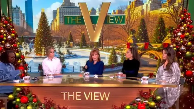 Ba&sh Tantana Dress worn by Alyssa Farah Griffin as seen in The View on December 16, 2025