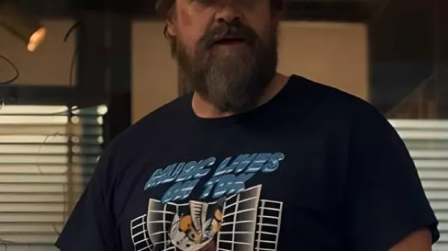 Stranger Things S5 Jim Hopper Graphic Tee