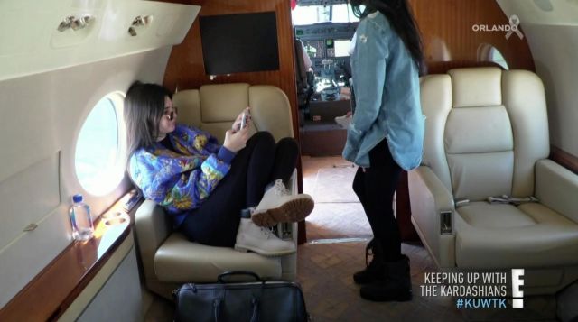 The sneakers of kendall in Keeping Up With The Kardashian