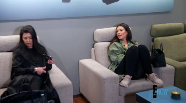 The Adidas Originals Yeezy Boost 350 on Kim in Keeping Up With The Kardashian