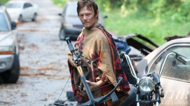 The poncho Daryl Dixon (Norman Reedus) in The Walking Dead