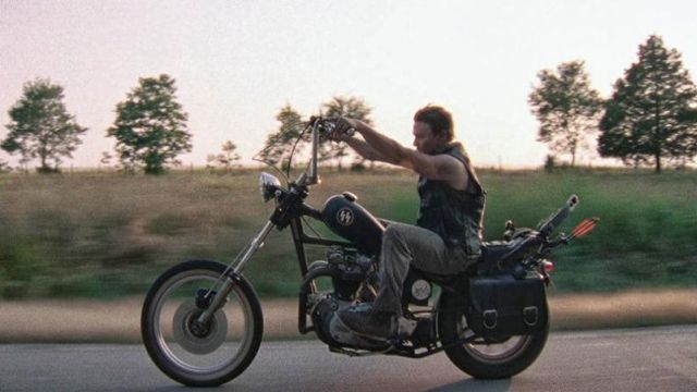 Chopper Triumph of Daryl Dixon (Norman Reedus) in The Walking Dead