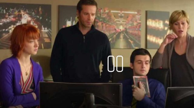 Le boléro Violet porté par Odile Vuillemin dans Profilage