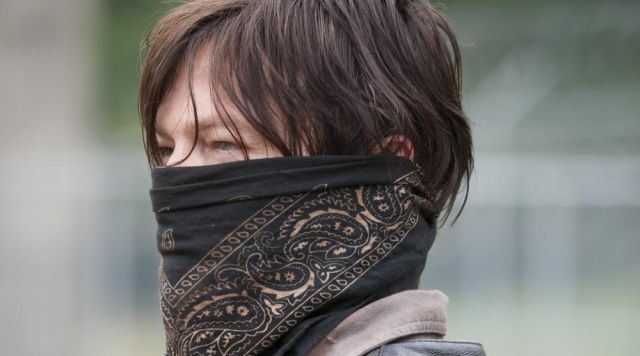 The bandana black Daryl Dixon (Norman Reedus) in The Walking Dead