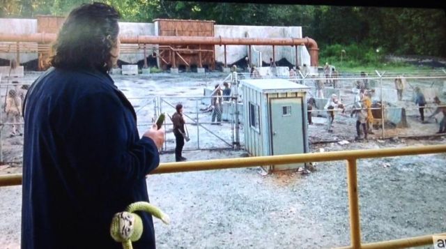 El peluche perezoso de Eugene Porter (Josh McDermitt) en The Walking Dead