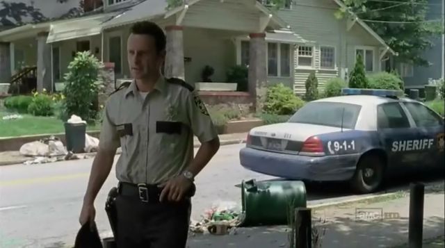 Le badge de sheriff de Rick Grimes (Andrew Lincoln) dans The Walking Dead