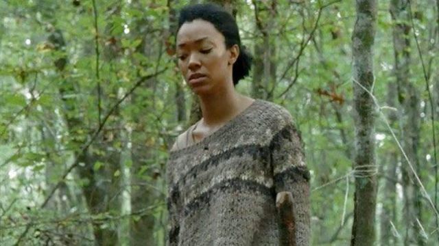 Le pull Free People de Sasha Williams (Sonequa Martin-Green) dans The Walking Dead