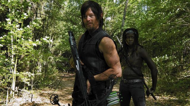 The famous crossbow-Daryl Dixon (Norman Reedus) in The Walking Dead