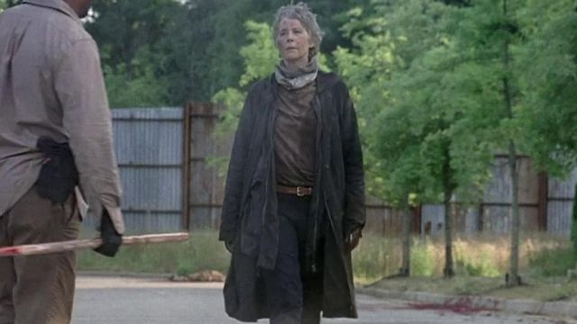 The mantle of Carol Peletier (Melissa McBride) in The Walking Dead