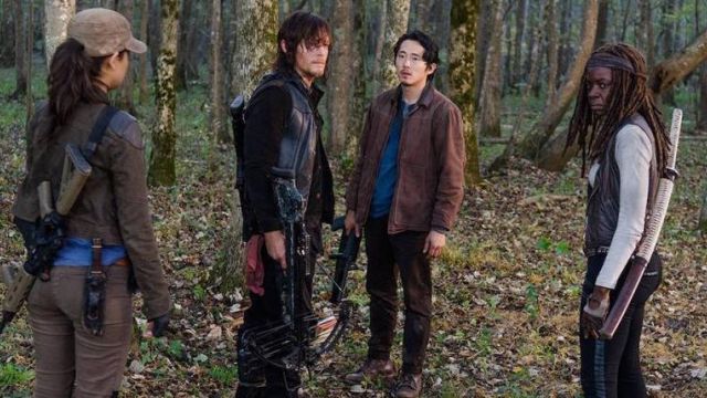 Boots Frye Glenn Ryee (Steven Yeun) in The Walking Dead