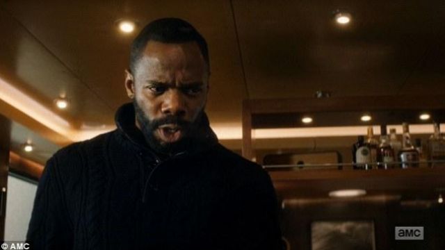 The black sweater Polo Ralph Lauren Victor Strand (Colman Domingo) in Fear the Walking Dead