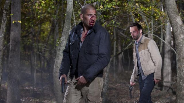 The pistol Glock Shane Walch (Jon Bernthal) on The Walking Dead