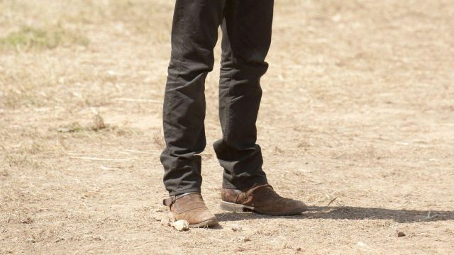 Les chaussures / Boots Frye du gouverneur / Philip Blake (David Morrissey) dans The Walking Dead