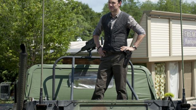 Los pantalones del gobernador / Philip Blake (David Morrissey) en The Walking Dead S03E03