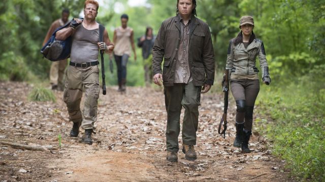 The hiking shoes Eugene Porter (Josh McDermitt) in The Walking Dead