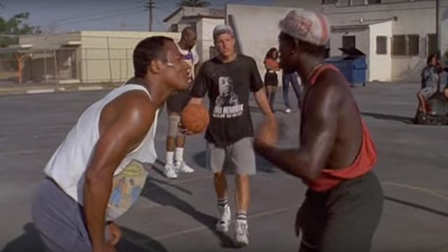 Nike shoes Air Force Command Billy Hoyle (Woody Harrelson) in white do not know how to jump