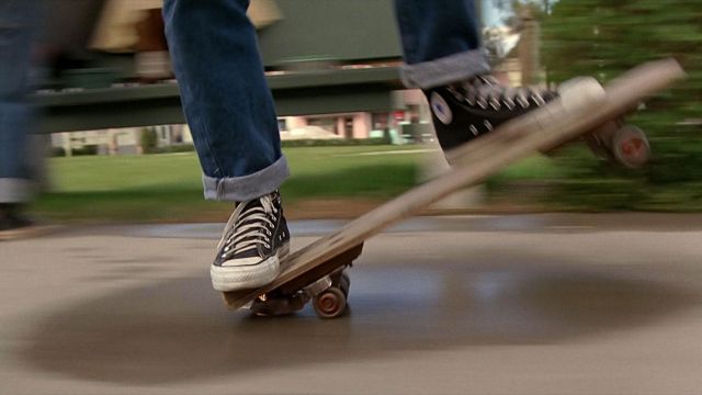 Shoes Converse black high tops Marty McFly (Michael J. Fox) in Back to ...