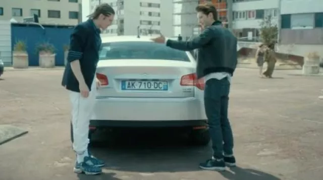 The black and white Nike Air Max 1 sneakers worn by Samuel (Pierre Niney) in the movie Five