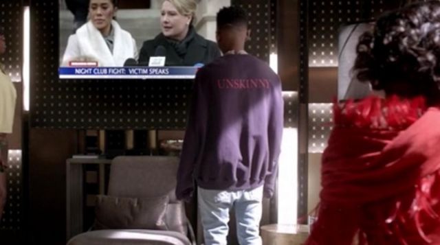 le sweatshirt Vetements 'Unskinny' de Hakeem Lyon (Bryshere Y. Gray) dans Empire S03E13